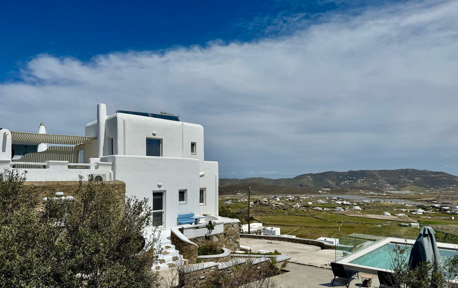 outdoor view of the villa